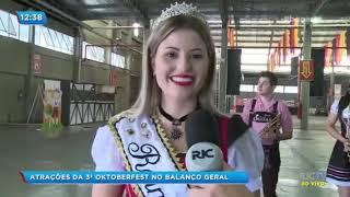 O Balanço Geral Oeste está na Oktoberfest Chapecó - Parte 2