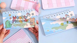 DIY Kawaii Weekly Planner / diy craft / paper craft / school supplies/ art and craft /school supply