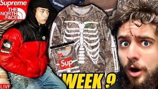 LIVE Supreme Week 9️TNF Collab️Hanes Bones Thermal️Sleepers For Days! #LIVECOP