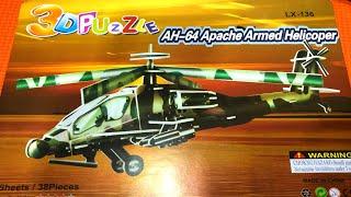 3D Puzzle Armed Helicoper DIY