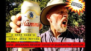 Hamm's Beer Review by A Beer Snob's Cheap Brew Review