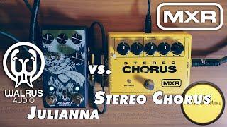 Walrus Audio Julianna vs. MXR Stereo Chorus (in Stereo) I Chorus Shootout + Opinion