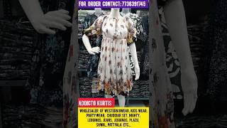 BUSINESS STARTUP IDEAS | ADDICTO KURTIS WHOLESALE trending western wears #shorts #reels #textile