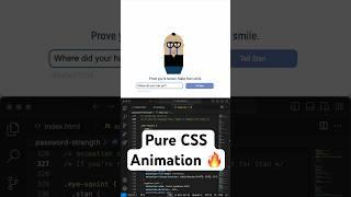 Make Stan Smile CAPTCHA CSS Animation