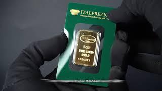 1 oz Italpreziosi Italian #gold bar .9999 Fine