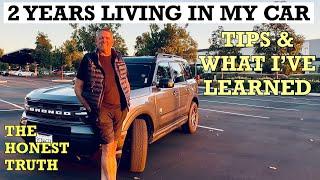 2 Years Living In My Car | Tips & What I’ve Learned