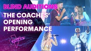 The Coaches Perform Lil Nas X 'Starwalkin' | The Blind Auditions | The Voice Australia