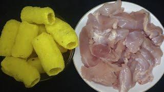 3 Minutes Easy And Tasty Evening Snacks Recipe With Pipe Fryums & Chicken | Simple Quick Lays