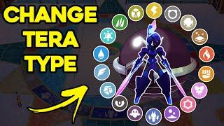 HOW TO CHANGE YOUR TERA TYPE IN POKEMON SCARLET AND VIOLET - TERA SHARDS