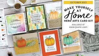 October 2023 Make Yourself at Home Hero Arts Card Kit