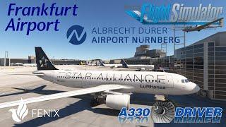 Back to the A320 | Lufthansa A320 - Frankfurt to Nürnberg on VATSIM | Real Airbus Pilot