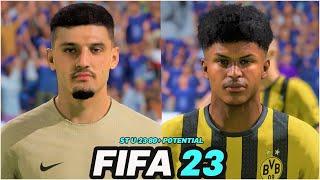 FIFA 23 | BEST YOUNG ST (U-23) 80+  POTENTIAL WITH REAL FACES