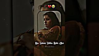 Use sabar sikha rahi hai zindagi... Sad shayari whatsapp status video #sadshayari #sadstatus