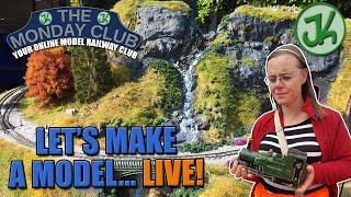 Live railway modelling - The Monday Club with Jenny Kirk