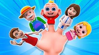 Baby Finger, Daddy Finger - Finger Family Song + More Nursery Rhymes & Kids Songs | bebefinn rhy