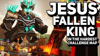 We Beat The Jesus Fallen King | Roblox TDS Juggernaut Mason Arch Challenge Map