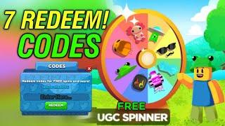 NEW! EVENT!FREE UGC SPINNER CODES-2024 - CODES FREE UGC SPINNER 2024