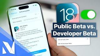 iOS 18 Developer Beta vs. Public Beta - Wo ist der Unterschied? | Nils-Hendrik Welk