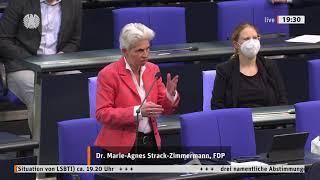 Kurzintervention von Marie-Agnes Strack-Zimmermann zur LGBTQI-Debatte im Bundestag gegen AfD-Hetze