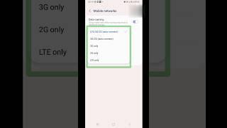 Mobile Network ko 4G/5G me kaise change kare || mobile network change 4G/5G || #shorts
