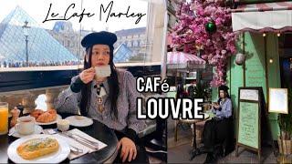 Parisian Breakfast with a view of the Louvre at Le Café Marly