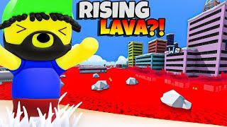 Escaping Rising Lava in Wobbly Life!