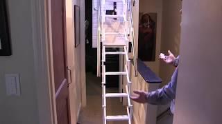 Arke Zooom Plus Motorized Attic Ladder Installation