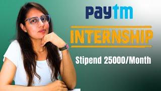Paytm Software Engineer Internship 2025 | ₹25,000/Month Stipend | Apply Now