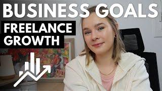 SETTING GOALS AS A FREELANCE GRAPHIC DESIGNER | How To Level Up! Improve Your Business & Life Easily