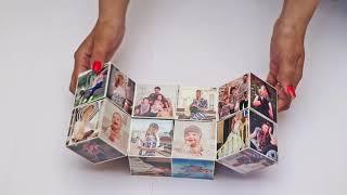 Flipping Photo Cube Box