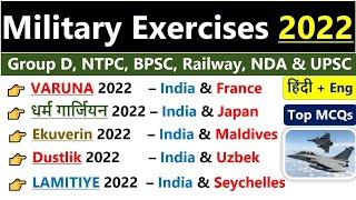 Military Exercise Current Affairs 2022 | Yudh Abhiyash 2022 | Current Affairs | Top Imp MCQs |