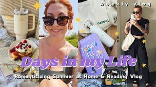 Summer Days in my Life: Romanticizing Summer at Home, Reading Vlog & Pancakes  // Weekly Vlog 211