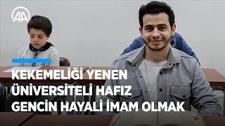 Kekemeliği yenen üniversiteli hafız gencin hayali imam olmak