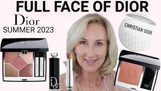 FULL FACE OF DIOR BEAUTY | SUMMER 2023 COLLECTION | ROSE DU SOIR LOOK!