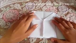 How to make an origami chair...craft tutorial