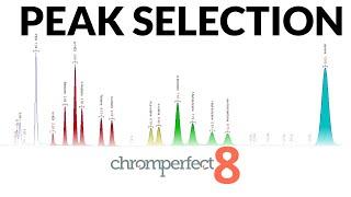 Chromatography Analysis - Selecting Peaks