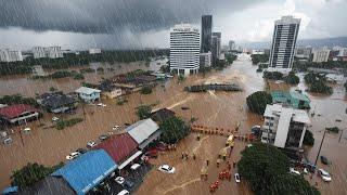 Philippines is under water today! Severe flooding reaches rooftops in Cadiz City