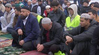 Праздничная молитва мусульман городского округа Люберцы