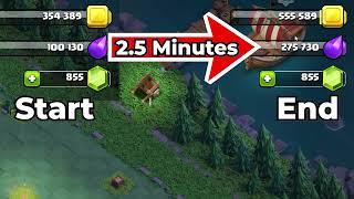 FASTEST WAY To Get More Builder Elixir and Builder Gold!!! #clashofclans #coc