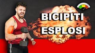 BICIPI ESPLOSI IN 10 MINUTI - allenamento completo