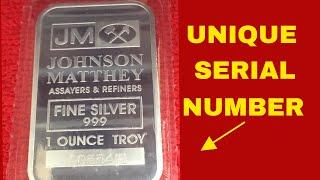 BUY SILVER NOW! - JOHNSON MATTHEY 1 OZ SILVER BAR - FROM APMEX! - SILVER STACKING!