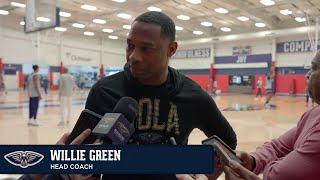 Willie Green talks Pelicans Roster Health, Yves Missi | New Orleans Pelicans