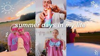 summer days in my life ‍️ *friends, nails, hauls, vbs, + more*