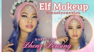 Elf Makeup TUTORIAL MAKEUP Transformation | ‍️ Elf FAIRY|  #dhenzdensing  #elfmakeup