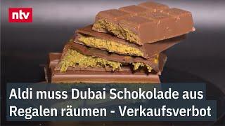 Aldi muss Dubai Schokolade aus Regalen räumen - Verkaufsverbot nach Gerichtsurteil | ntv