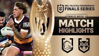 NRL 2023 | Broncos v Warriors | Match Highlights