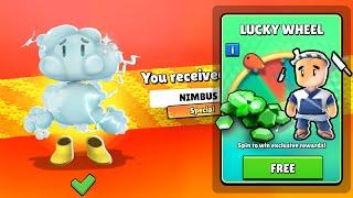 "NEW" UPDATE SPECIAL SKINS IN SUPER LUCKY WHEEL | Stumble Guys