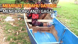 Nekat! belajar membuat perahu mancing sendiri dengan cara sederhana
