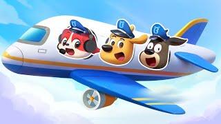 Airplane Safety Tips | Police Rescue | Cartoons for Kids | Sheriff Labrador