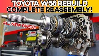 Toyota W56 Manual Transmission Rebuild: Complete Reassembly - 4Runner & Pickup 22RE